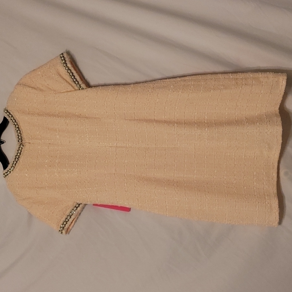 BETSEY Johnson Tweed  princess pink dress - Picture 5 of 17